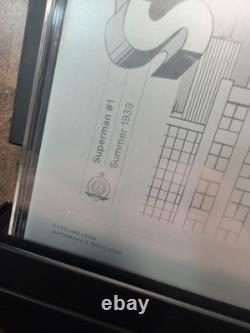 2026 Agoro Niue 1 oz Argent Proof Feuille Superman n°0105 / 1000 Été 1939