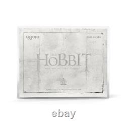 2026 Le Hobbit Carte et clé de Thorin pièce en argent de 3/4 oz + ensemble feuille d'argent de 5 g