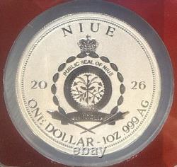 2026 Niue S$1 Queue de sirène verte ? Preuve inversée PF70 ? Seulement 224 classées par NGC