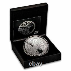 2026 Nouvelle-Zélande 5 oz Argent Preuve Kiwi Marron de North Shore