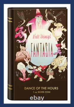 3 P 2020 Niue Disney Fantasia Dozing Sorcer's Apprentice & Dance Of The Hours