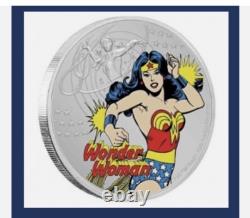 6 2020 Niue Ligue de Justice 60ème Wonder Woman Superman Batman Flash Aquaman Homme Martien