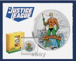 6 2020 Niue Ligue de Justice 60ème Wonder Woman Superman Batman Flash Aquaman Homme Martien