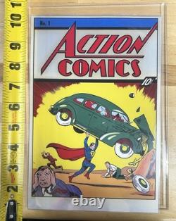 Action Comics n°1 Superman Comic Book Feuille d'argent 35 g. 999 Fine New Zealand Mint