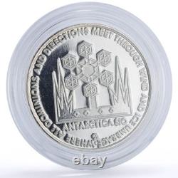 Antarctique 10 dollars Nouvelle-Zélande Station américaine McMurdo X#1 pièce en argent preuve 1987