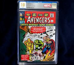 Avengers #1 Silver Foil Marvel Comics Cover (2019) 35g. 999 Ccg 10 Première Version
