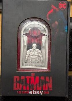 BATMAN Je suis les Ombres - Pièce de Collection en Argent 1 oz, Mintage 2022 (OX-SWC)