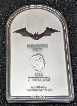 BATMAN Je suis les Ombres - Pièce de Collection en Argent 1 oz, Mintage 2022 (OX-SWC)