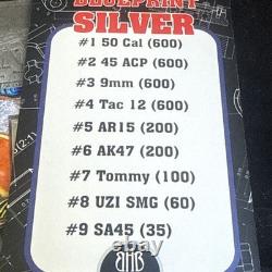 BHB frappe barre d’argent fin 1/4 oz et 1 g Blueprint Series 1 - AR 15, 1 sur seulement 200