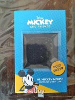 Chibi Coin Collection Disney Mickey Mouse 1oz Silver Coin Low Number #5 Rare