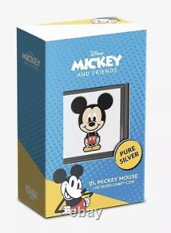 Chibi Coin Collection Disney Series Mickey Mouse 1oz Pièce D’argent