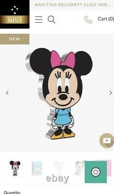 Chibi Coin Disney Series Minnie Mouse 1oz Argent Vendu! Prévente