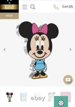 Chibi Coin Disney Series Minnie Mouse 1oz Argent Vendu! Prévente
