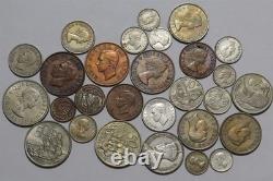 Collection de Super Pièces de Nouvelle-Zélande avec de Nombreuses Pièces en Argent de Haute Qualité B84 #50zg45