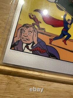 DC Action Comics Superman 35 Gram. 999 Affiche De Feuille D'argent 1,125oz 10x6 Invest.