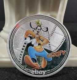 Disney - Dingo - Pièce colorisée - 1 oz. 99% argent pur 2020 Nouvelle-Zélande