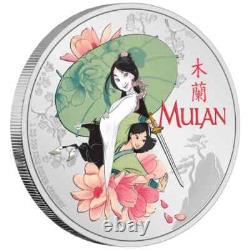 Disney Mulan 2021 Monnaie de Niue Nouvelle-Zélande 1 oz ARGENT #232