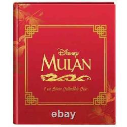 Disney Mulan 2021 Monnaie de Niue Nouvelle-Zélande 1 oz ARGENT #232