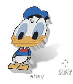 Donald Duck Chibi Coin Collection Disney Série 2021 1 Oz Silver Proof Coin Niue