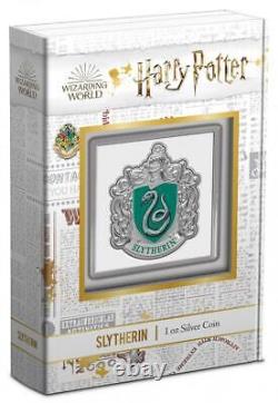 Écusson de Serpentard Harry Potter 2021 Niue Ngc Pf70 Premières Émissions