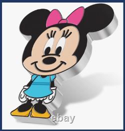 Ensemble 2021 Niue Disney Chibi Minnie Mouse Daisey Duck dans un emballage neuf avec certificat d'authenticité