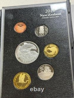 Ensemble de 6 pièces en épreuve de Nouvelle-Zélande 2010 avec la pièce dauphin, seulement 1 500 ensembles