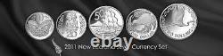 Ensemble de devises en argent de Nouvelle-Zélande de 2011 (#901 sur 1200) Nouveau prix
