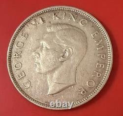 Ensemble de pièces en argent de Nouvelle-Zélande ! Fougère, demi-couronne, shilling et pence