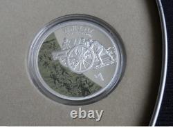 Ensemble de pièces en argent proof de 5 ans de la NZ WW1 (1914-1918) ! Rare