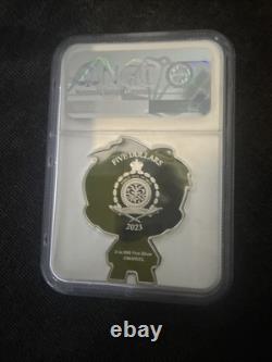 Hulk Chibi 2 oz série Marvel 2023 Niue 5 $ PF70 Ultra Cameo NGC