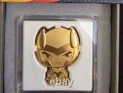 Lingot d'or 2023 Marvel Loki Chibi 1 oz. 999 Argent