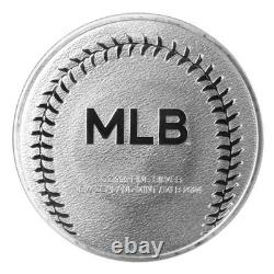 Lot de 2 médaillons en argent MLB de 1 oz de la New Zealand Mint