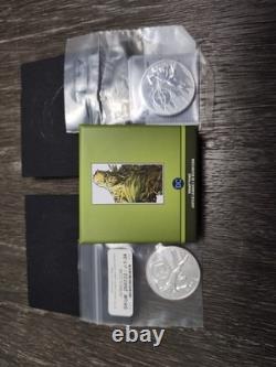 Lot de pièces en argent de la Monnaie de Nouvelle-Zélande