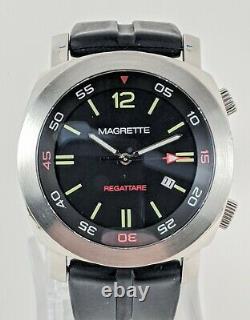 Magrette Regattare 2011 Automatic Dive Watch, 44mm, 500m Wr, Sapphire, Avec Boîtier