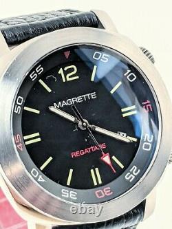 Magrette Regattare 2011 Automatic Dive Watch, 44mm, 500m Wr, Sapphire, Avec Boîtier