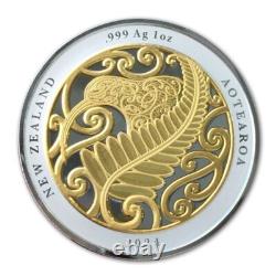Médaille en argent 1 oz. 999 de l'année du Dragon 2024 de Nouvelle-Zélande NGC PF 70 UCAM