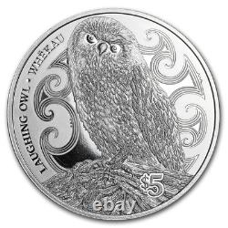 Monnaie Annuelle 2017 Nouvelle-Zélande 1 oz Argent 5 $ Hibou Rieur