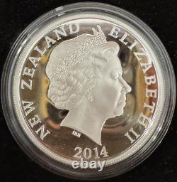 Monnaie OMP Dollar en Argent 1 oz Preuve Art Maori Nouvelle-Zélande 2014