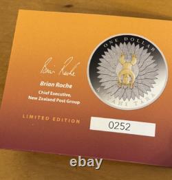Monnaie OMP Dollar en Argent 1 oz Preuve Art Maori Nouvelle-Zélande 2014