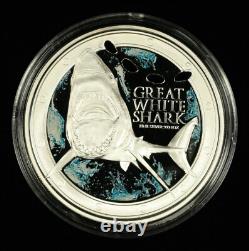 Monnaie de Niue requin blanc 1 oz en argent fin 99,99 % New Zealand Mint 2012