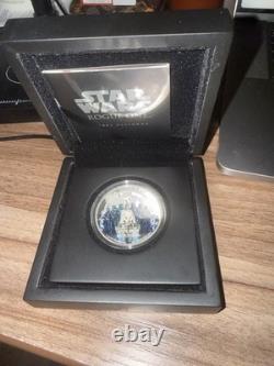 Monnaie de Nouvelle-Zélande 2017 Star Wars Rogue One L'Empire Pièce en Argent Proof de 1 oz