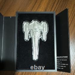 Monnaie de Nouvelle-Zélande 2023 Star Wars Mandalorian N-1 3 oz en argent pur 999 preuve