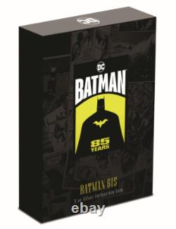 Monnaie de Nouvelle-Zélande 2024 DC Batman 85e Anniversaire. #615 Bande dessinée 5 oz Pièce en argent colorisée
