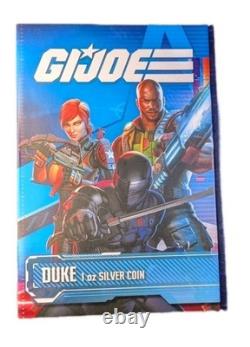 Monnaie de Nouvelle-Zélande 2024 Hasbro G. I. Joe Duke 1 oz Pièce en Argent Colorisée Proof