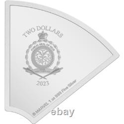 Monnaie de Nouvelle-Zélande Marvel Avengers 60e Anniversaire 2023. Pièce en argent de 1 oz Iron-Man