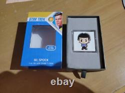 Monnaie de Nouvelle-Zélande Pièce en Argent Chibi Spock Star Trek 1 oz