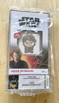 Monnaie de Nouvelle-Zélande Star Wars Anakin Skywalker pièce en argent Chibi de 1 oz numérotée 6