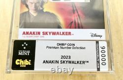 Monnaie de Nouvelle-Zélande Star Wars Anakin Skywalker pièce en argent Chibi de 1 oz numérotée 6