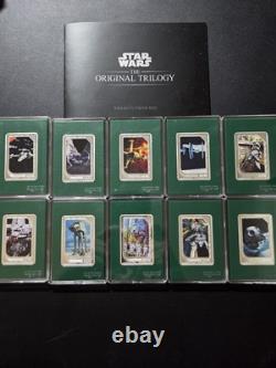 Monnaie de collection Star Wars 2025 - Ensemble complet de 10 pièces Émeraude