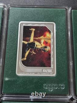 Monnaie de collection Star Wars 2025 - Ensemble complet de 10 pièces Émeraude